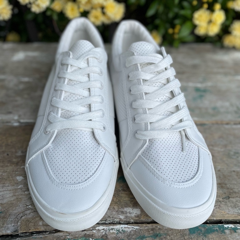 Express white tennis shoes womens 9 nwt - Picture 4 of 9